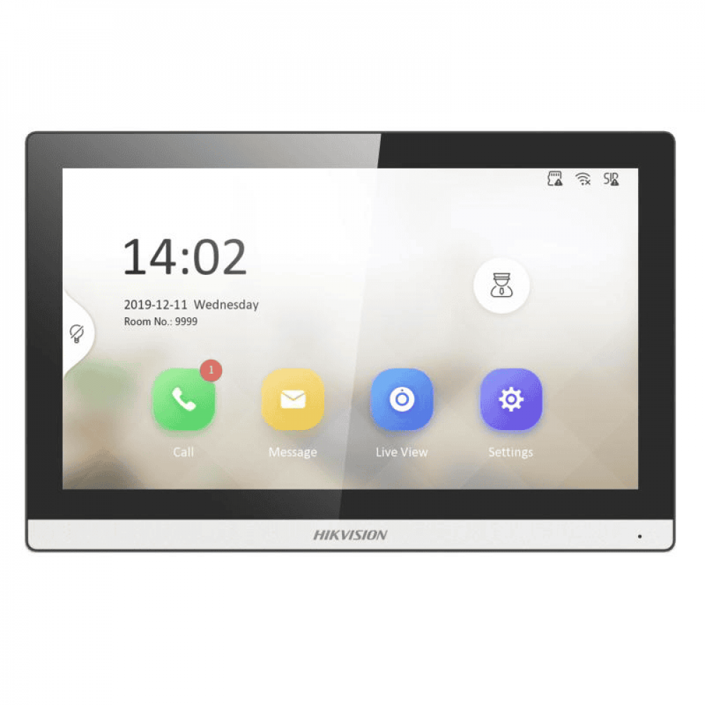 DS-KH6350-WTE1 (чёрный). Монитор IP-домофона. Hikvision