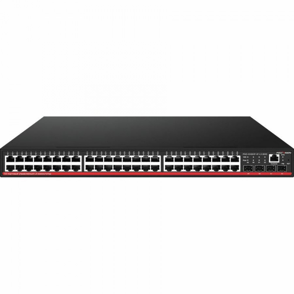 PND-M48GP-4F-L3(800). Коммутатор с PoE. Polyvision