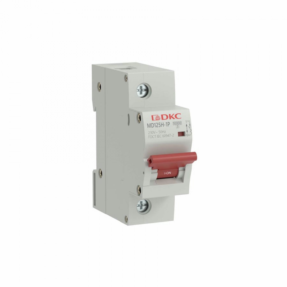 YON max MD125H 1P 100А 10кА C (MD125H-1PC100). Автоматический выключатель. ДКС