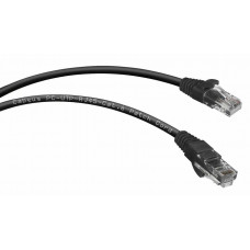 PC-UTP-RJ45-Cat.6-5m-BK (8667c), чёрный. Патч-корд медный. CABEUS