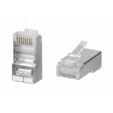 8P8C-SH (100 шт) (7010c). Разъем RJ-45. CABEUS