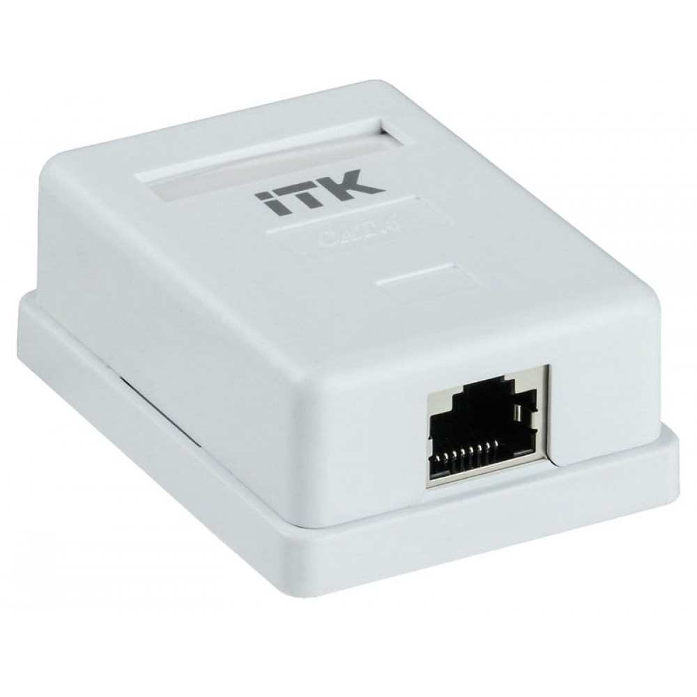 CS2-1C06U-12. Настенная розетка RJ45. ITK
