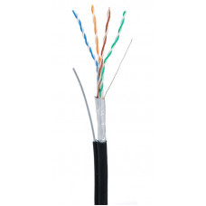 F/UTP 4pair, Cat5e, Out, Sw (EC-UF004-5E-PE-SW-BK). Кабель «витая пара» (LAN) для структурированных систем связи. NETLAN