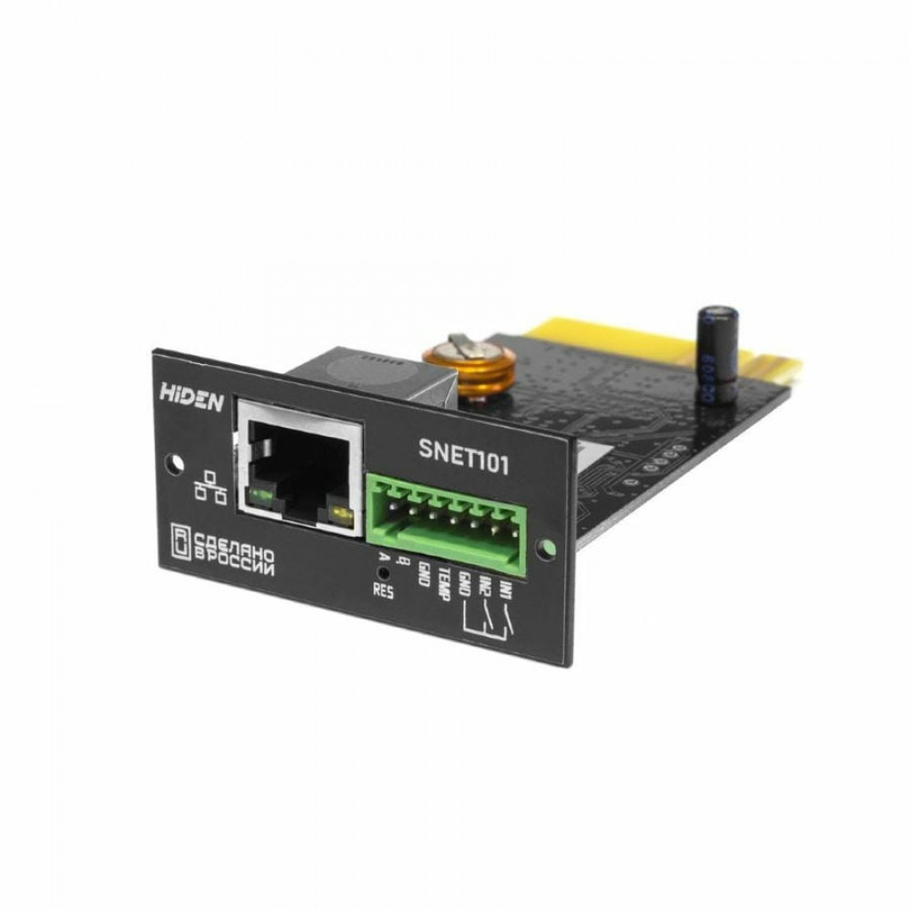 HiDEN SNET101. Карта для удаленного управления и мониторинга. HiDEN
