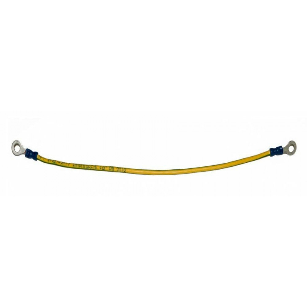 TGRD-CP-25. Кабель заземления кольцо-разъем(мама) 0.25м. Hyperline