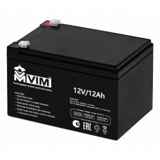 VM-BAT-12-12. Аккумулятор герметичный свинцово-кислотный. VIM