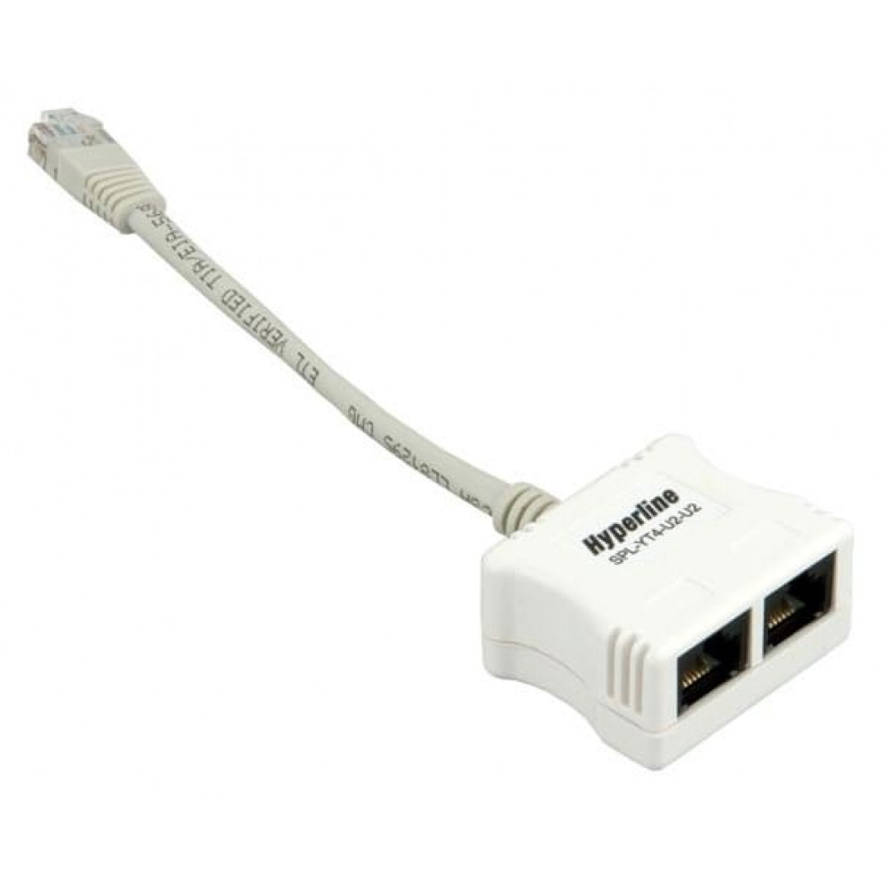 SPL-YT4-U2-U2. Разветвитель RJ-45. Hyperline
