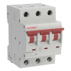 YON max MD63N 3P 40А 6кА C (MD63N-3PC40). Автоматический выключатель. ДКС