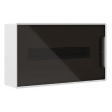 Щиток настенный с дверцей 18 модулей белый FRAME с 2 шинами PEN (F18W1WD). Щиток настенный. ДКС