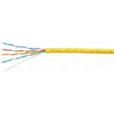 UTP-4P-Cat.5e-SOLID-YL (7251c). Кабель «витая пара» (LAN) для структурированных систем связи. CABEUS