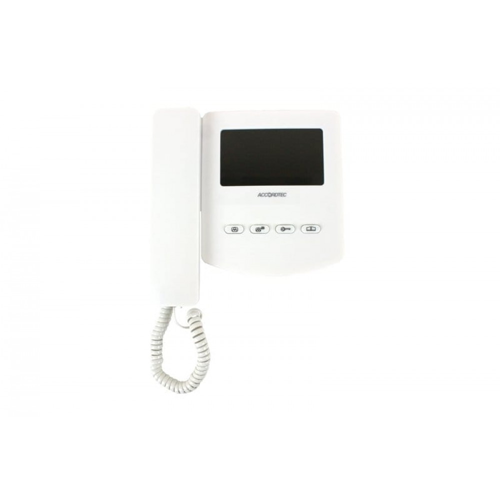 AT-VD433C K EXEL (белый). Монитор домофона цветной. AccordTec