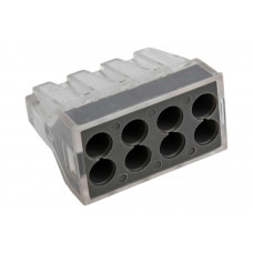 PCT-108 (11437c) (10 шт). Клемма соединительная 8-проводная. CABEUS PCT-108 (11437c) (10 шт). Клемма соединительная 8-проводная. CABEUS