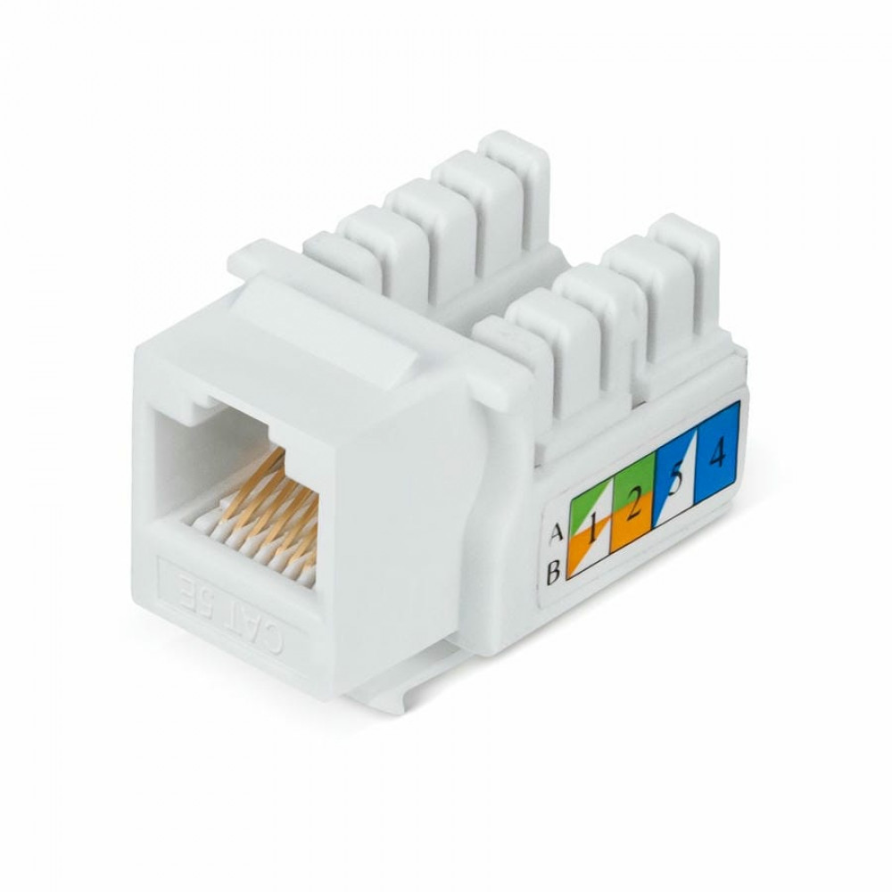 KJ-RJ45-Cat.5e-90 (7008c). Вставка Keystone Jack RJ-45. CABEUS