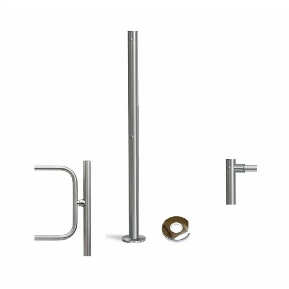 PERCo-BH02 2-05/EL с крышкой. Стойка с эл/магн.устр. блокировки. PERCo