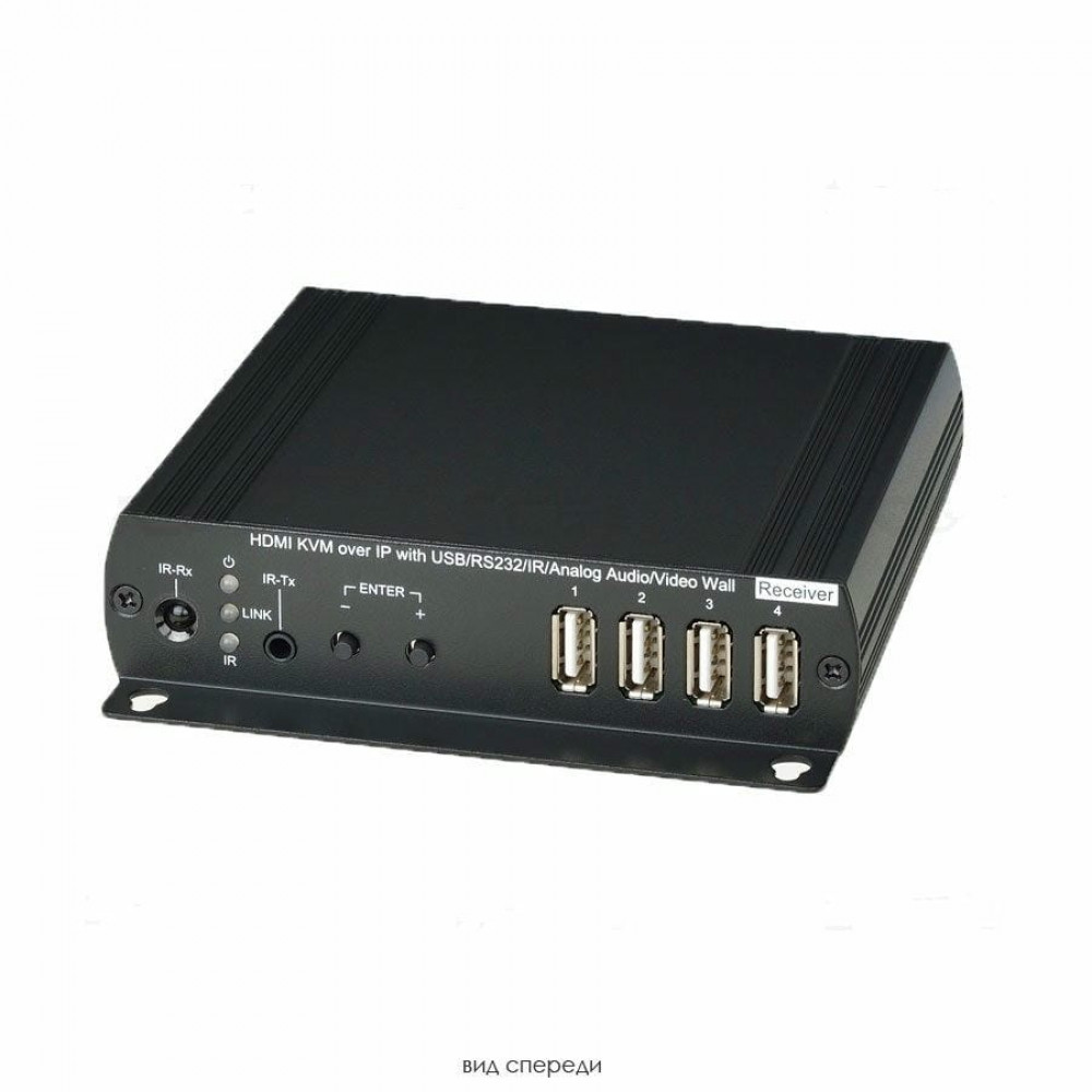 HKM02BR. Удлинитель HDMI, USB, аудио, RS232, ИК-сигналов. SC&T