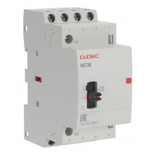 YON max MCМ 4P 25A 240В 4НО (MCM-25-40-A240). Контактор модульный. ДКС