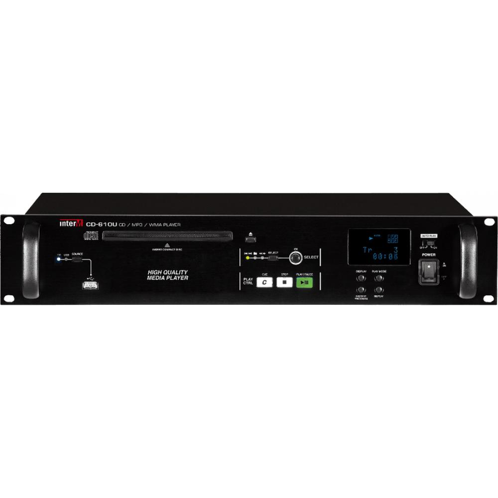 CD-610U. Проигрыватель CD/MP3. Inter-M