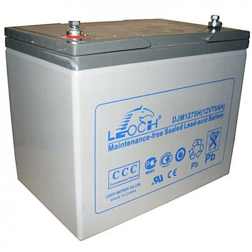 LEOCH DJM1275H. Аккумулятор герметичный свинцово-кислотный. LEOCH