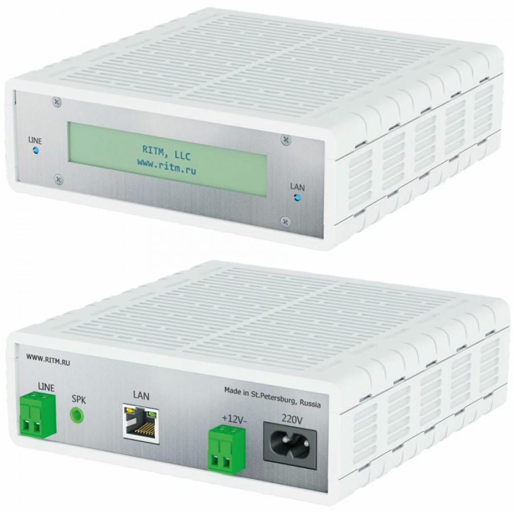 Центральная Мониторинговая Станция Контакт - PCN2P-PSTN-Ethernet. Модем GSM. Ритм