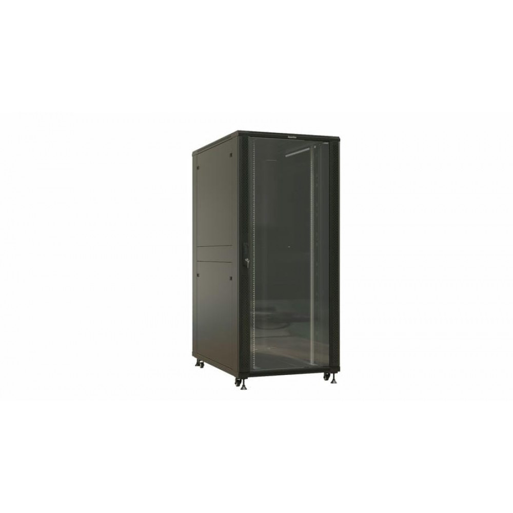 TTBR-3282-AS-RAL9004. Шкаф телекоммуникационный 19 напольный 32U. Hyperline
