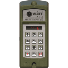 БВД-416FBE3. Блок вызова домофона. VIZIT