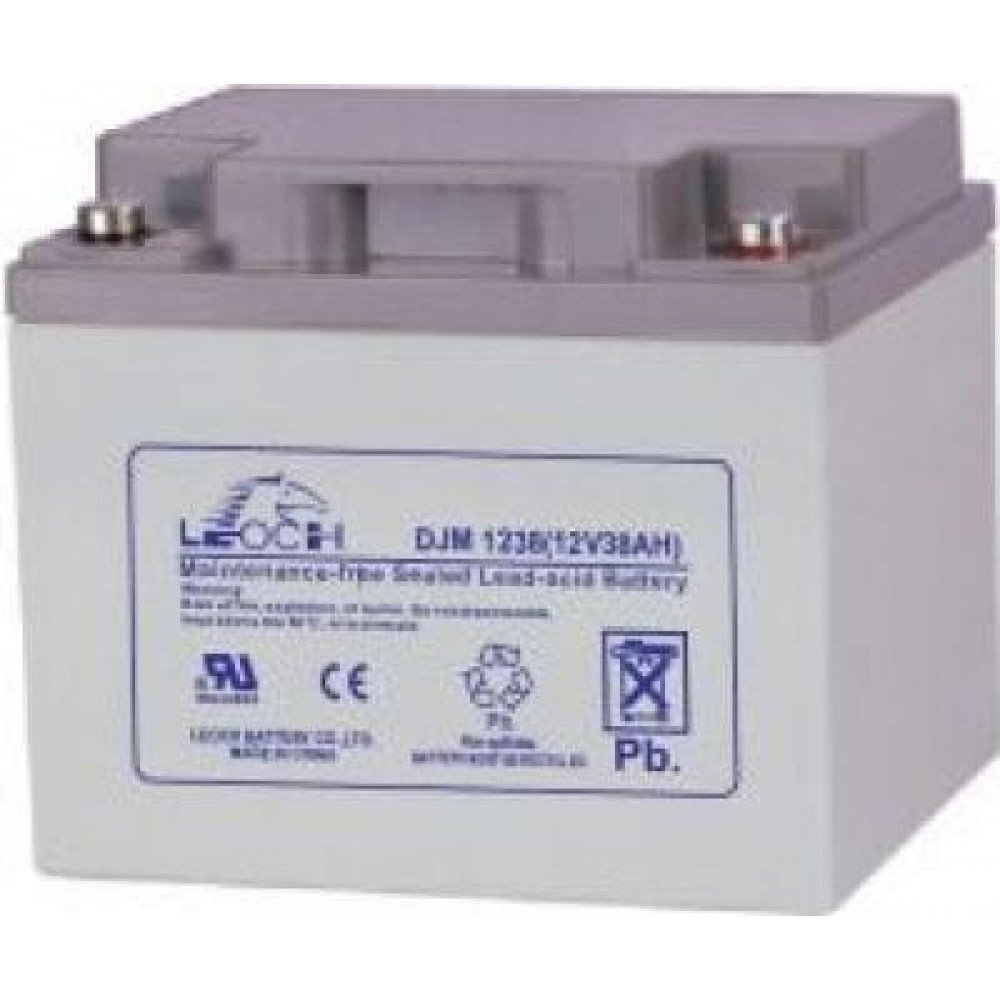 LEOCH DJM1238. Аккумулятор герметичный свинцово-кислотный. LEOCH