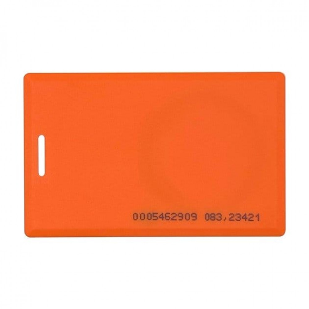 EM-Marine CLAMSHELL ORANGE (толстая) с номером (12064). Карта proximity. US PLAST