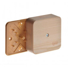 Коробка TYCO ОП 79х79х32мм IP40 сосна (65004-27М). Коробка распределительная. RuVinil Коробка TYCO ОП 79х79х32мм IP40 сосна (65004-27М). Коробка распределительная. RuVinil
