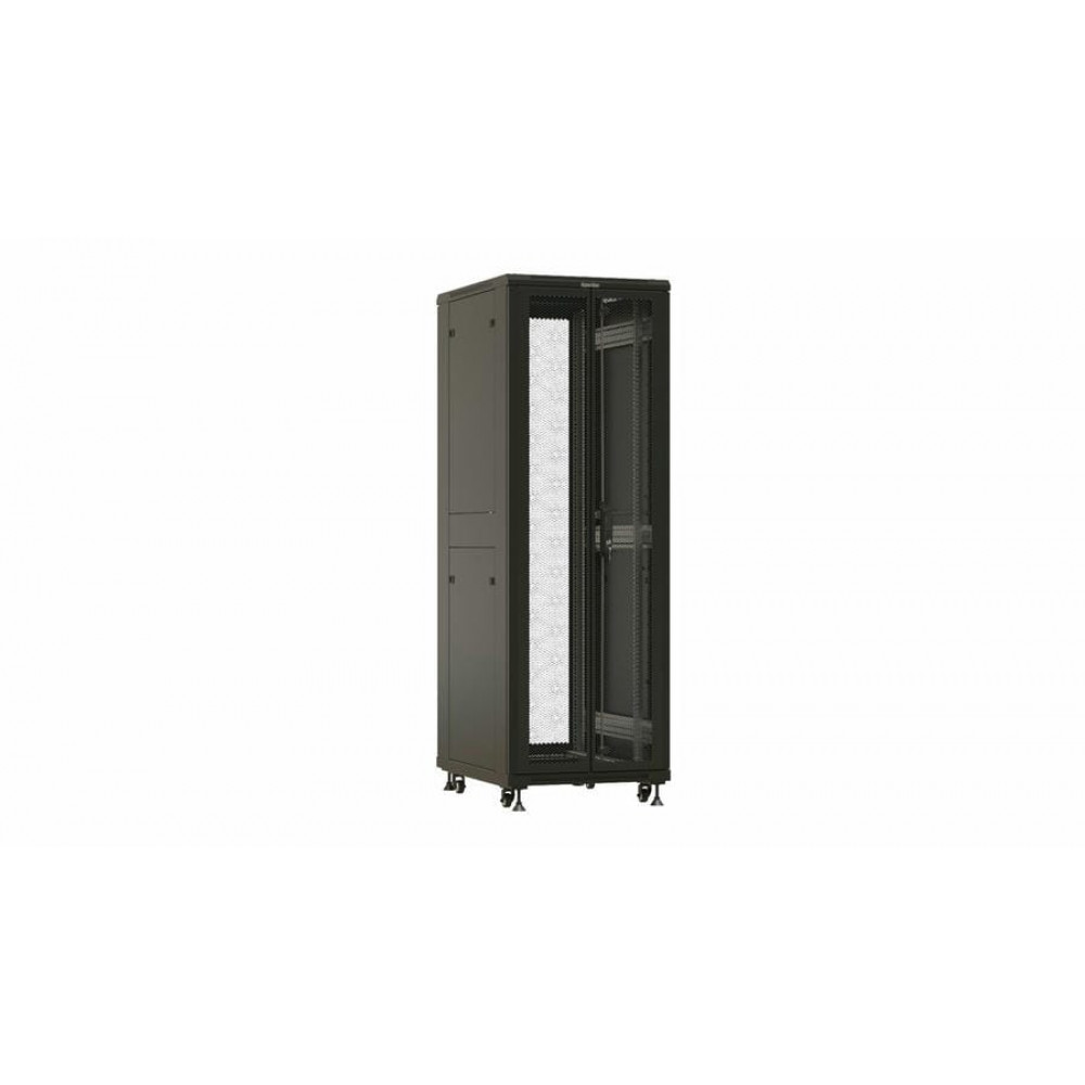 TTBR-4266-DD-RAL9004. Шкаф телекоммуникационный 19 напольный 42U. Hyperline