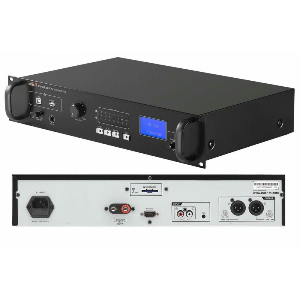 PV-6232A. Магнитофон цифровой. Inter-M