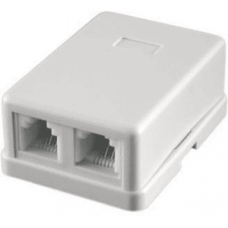 STK-RJ-45(8P8C), CAT.6, 2 выхода, Dual IDC компьютерная розетка. Розетка компьютерная 2 выхода. Прочие зарубежные