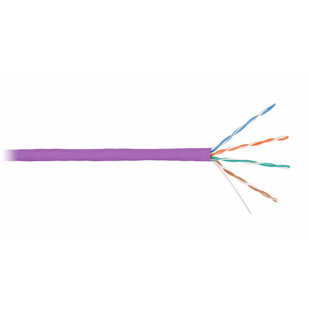 U/UTP 4pair, Cat5e, Solid, In, нг(А)-HF (NMC 9100C-VL). Кабель «витая пара» (LAN) для структурированных систем связи. NIKOMAX