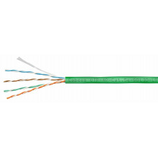 UTP-4P-Cat.5e-SOLID-LSZH-GN (9779c). Кабель «витая пара» (LAN) для структурированных систем связи. CABEUS