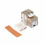 Модуль Keystone кат.6, STP, 1xRJ45, T568A/B, без инструмента, белый (DR-510720). Модуль Keystone. Datarex