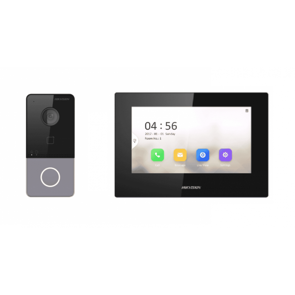 DS-KIS605-P(C). Комплект IP-видеодомофона. Hikvision