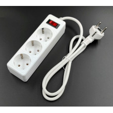 SP3W-510 GARDA. Сетевой фильтр 3 розетки, 1м, белый. 5bites SP3W-510 GARDA. Сетевой фильтр 3 розетки, 1м, белый. 5bites
