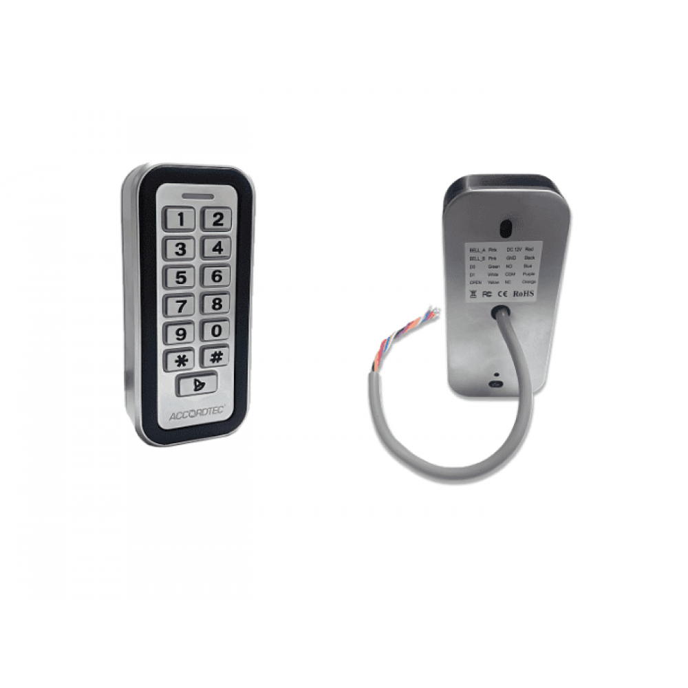 AT-CP210EM-W. Кодовая панель со встроенным считывателем. AccordTec