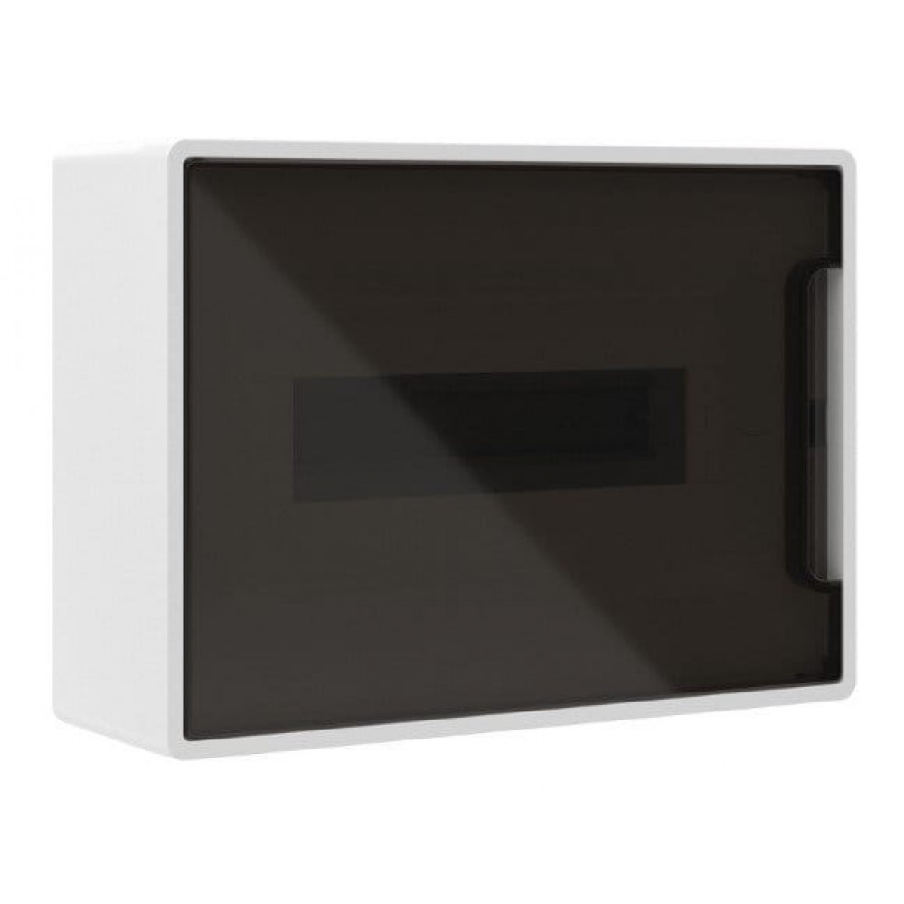 Щиток настенный с дверцей 12 модулей белый FRAME с 2 шинами PEN (F12W1WD). Щиток настенный. ДКС