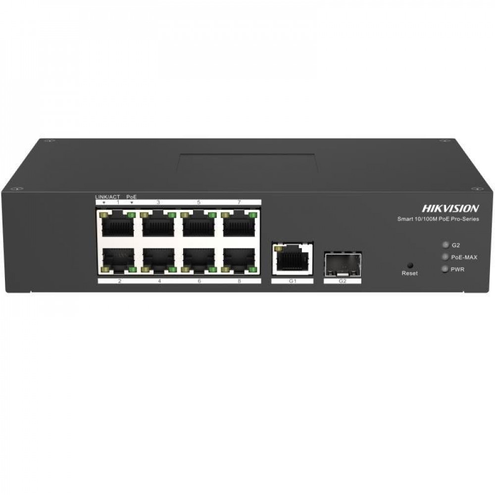 DS-3T1310P-SI/HS. Коммутатор с питанием POE. Hikvision