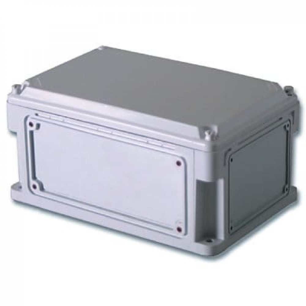 Корпус RAM box 600х300х160, высота крышки 35 мм, IP67 (563310). Корпус с фланцами и непрозрачной крышкой, без монтажной платы. ДКС