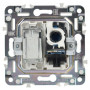 SKANDY Розетка двойная TV+RJ45 кат.6 SK-A15W скрытой установки арктический белый (SK-AK20-2-K01). Розетка TV+RJ45. IEK