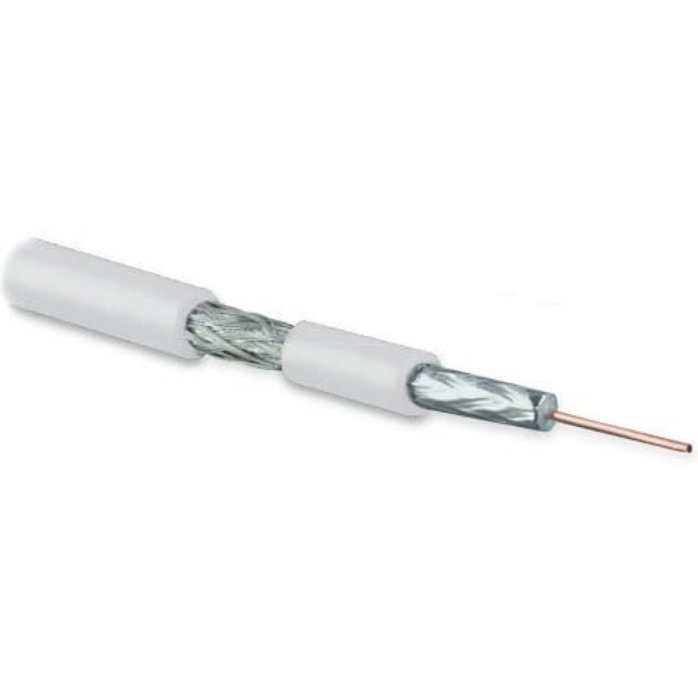 COAX-SAT703N-WH-500. Кабель коаксиальный. Hyperline
