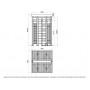 CAME GUARDIAN BTX 300 S ROOF (001PSGS3BROOF). Турникет полноростовый моторизованный. CAME