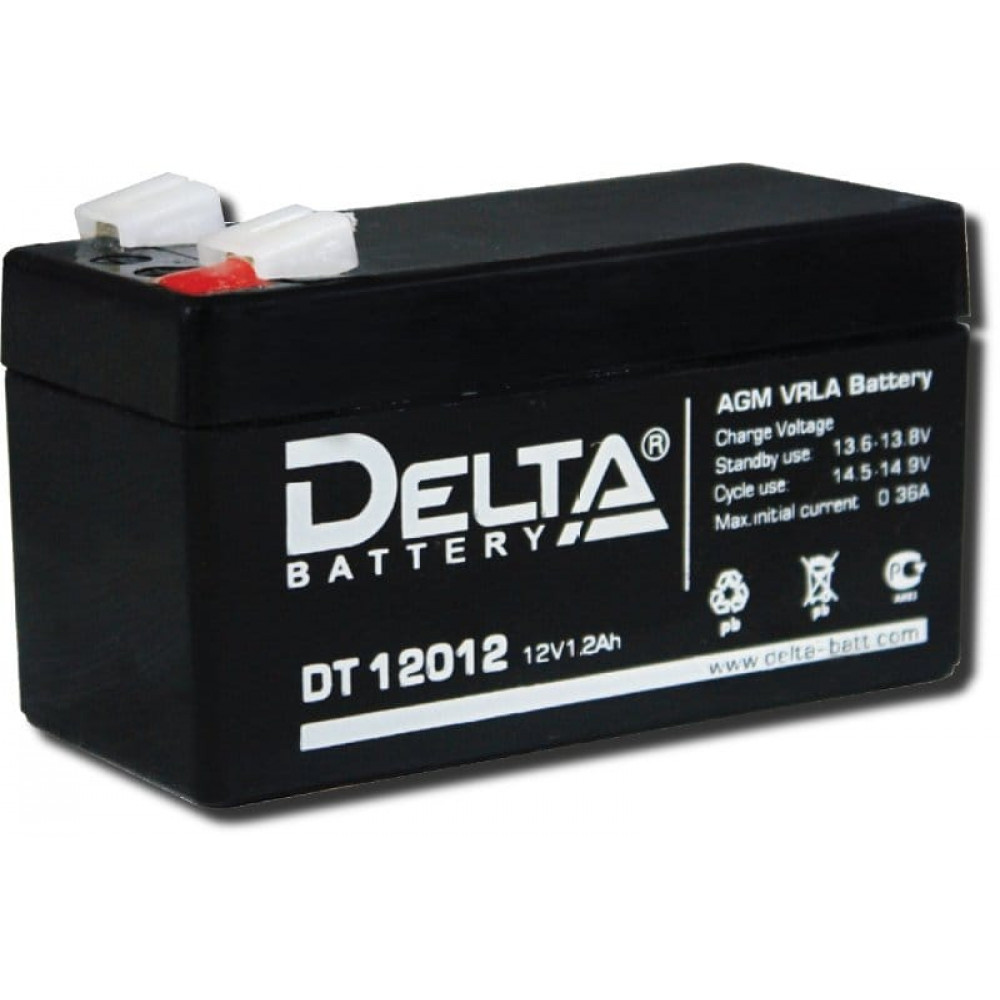 Delta DT 12012. Аккумулятор герметичный свинцово-кислотный. Delta
