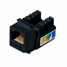 KJ-RJ45-Cat.5e-90-BK (9482c). Вставка Keystone Jack RJ-45. CABEUS