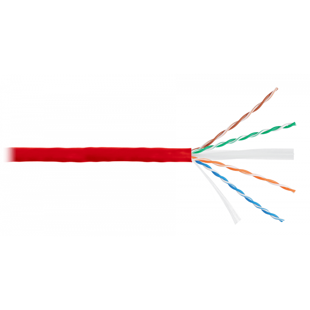 U/UTP 4pair, Cat6, Solid, In, нг(А)-HF (NMC 4140C-RD). Кабель «витая пара» (LAN) для структурированных систем связи. NIKOMAX