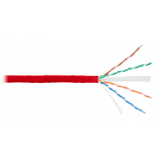 U/UTP 4pair, Cat6, Solid, In, нг(А)-HF (NMC 4140C-RD). Кабель «витая пара» (LAN) для структурированных систем связи. NIKOMAX
