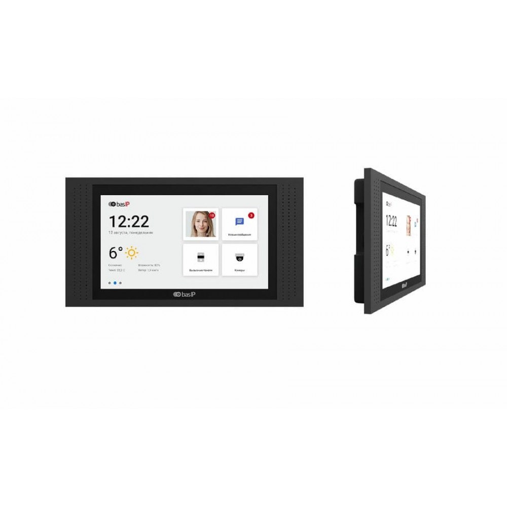AT-07L BLACK. Монитор IP-видеодомофона цветной. BAS-IP