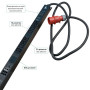 SMART-PDU-32-3P-24C13-12C19-I309-CM (12605c). Блок контроля и распределения питания. CABEUS