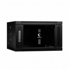 SH-05F-6U60/45-BK (8598c). Шкаф телекоммуникационный 19 настенный 6U. CABEUS SH-05F-6U60/45-BK (8598c). Шкаф телекоммуникационный 19 настенный 6U. CABEUS